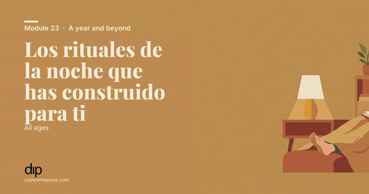 Los rituales de la noche que has construido para ti