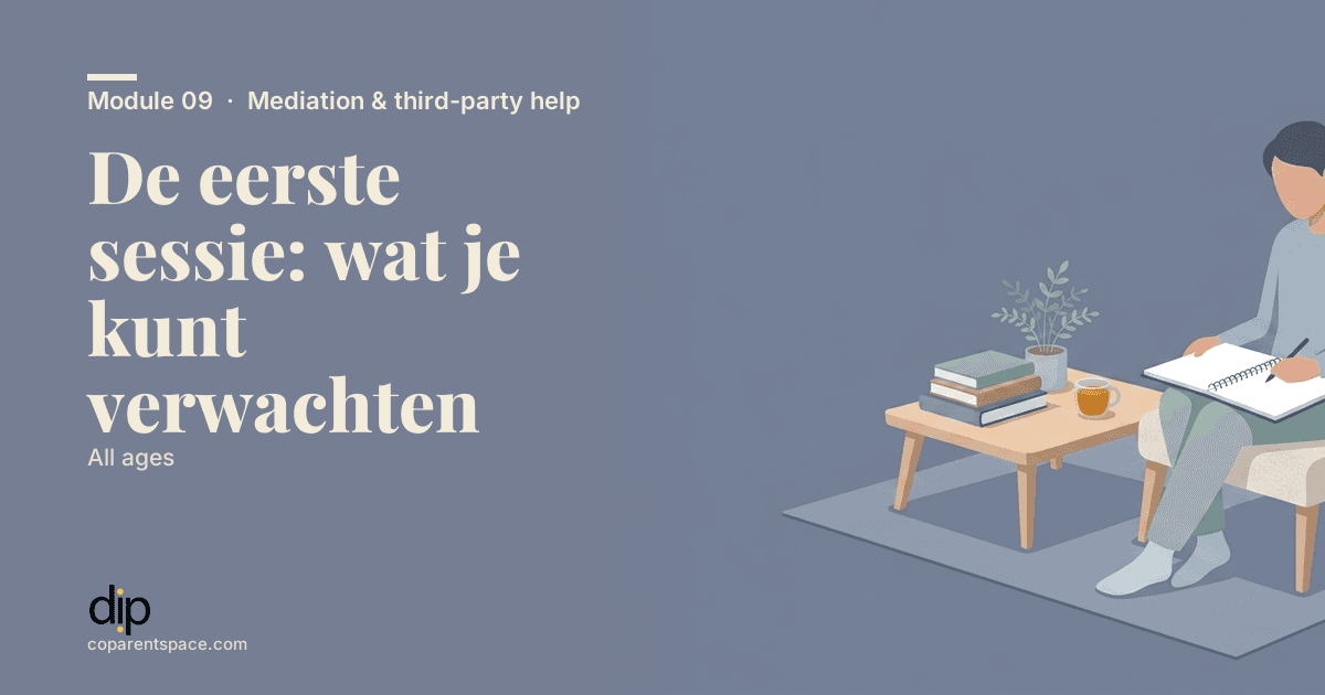 De eerste sessie: wat je kunt verwachten