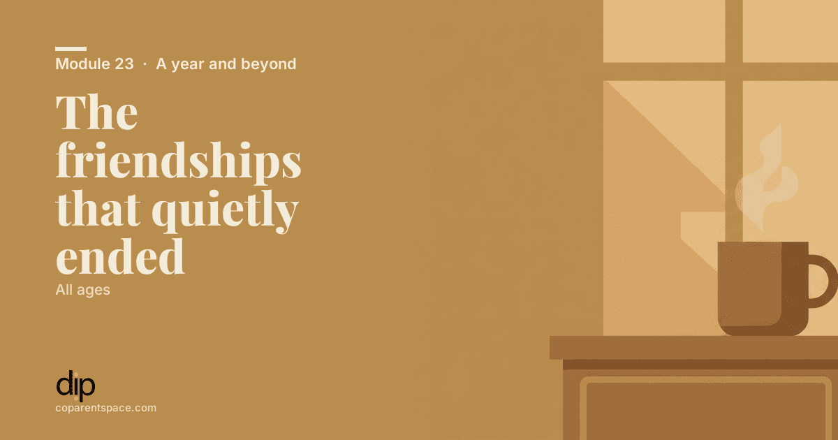 The friendships that quietly ended