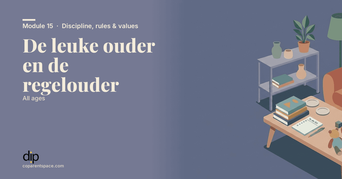 De leuke ouder en de regelouder