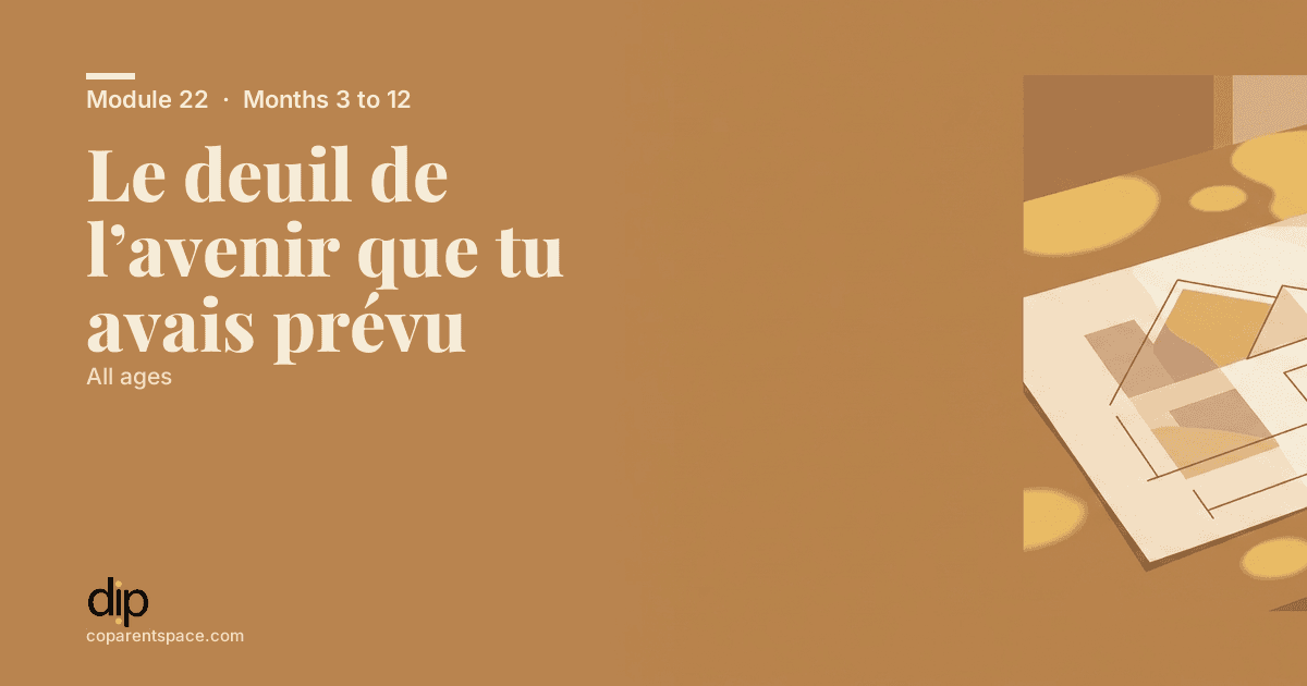 Le deuil de l’avenir que tu avais prévu