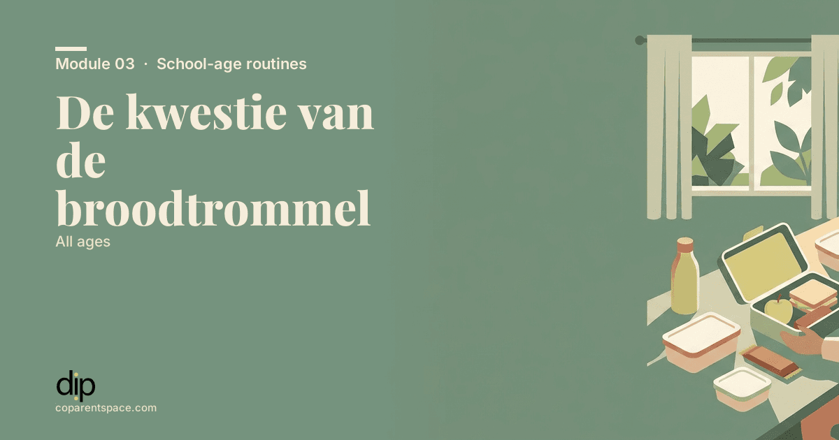 De kwestie van de broodtrommel