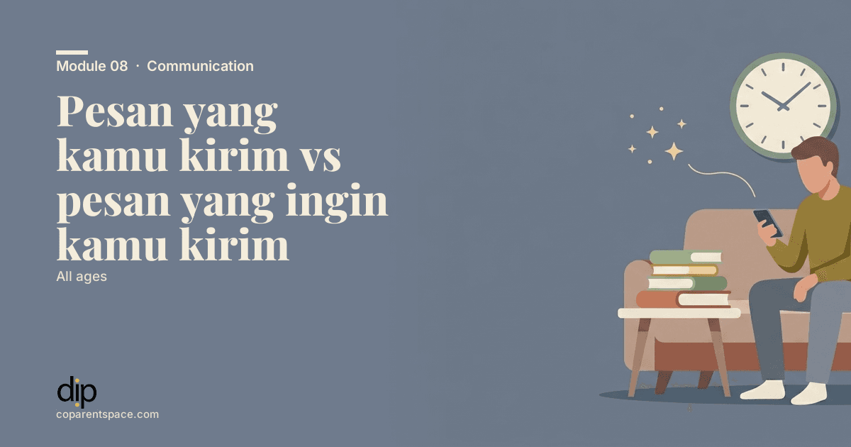 Pesan yang kamu kirim vs pesan yang ingin kamu kirim