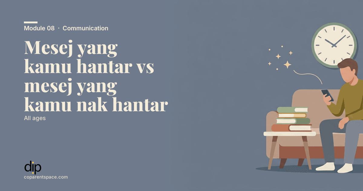 Mesej yang kamu hantar vs mesej yang kamu nak hantar