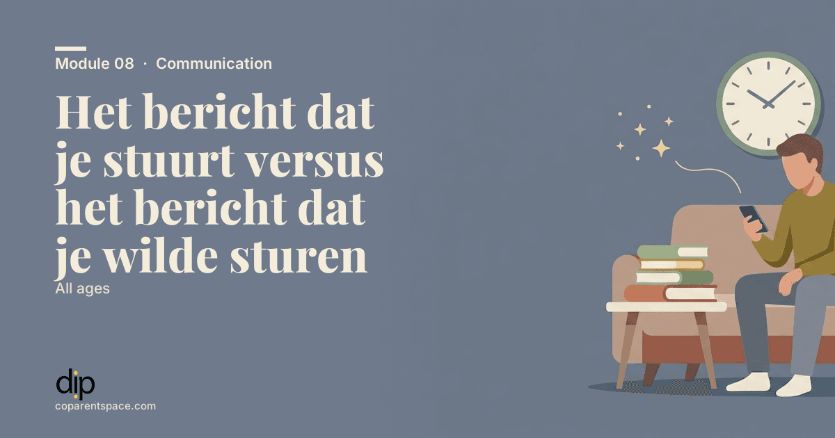 Het bericht dat je stuurt versus het bericht dat je wilde sturen