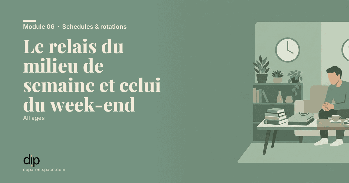 Le relais du milieu de semaine et celui du week-end