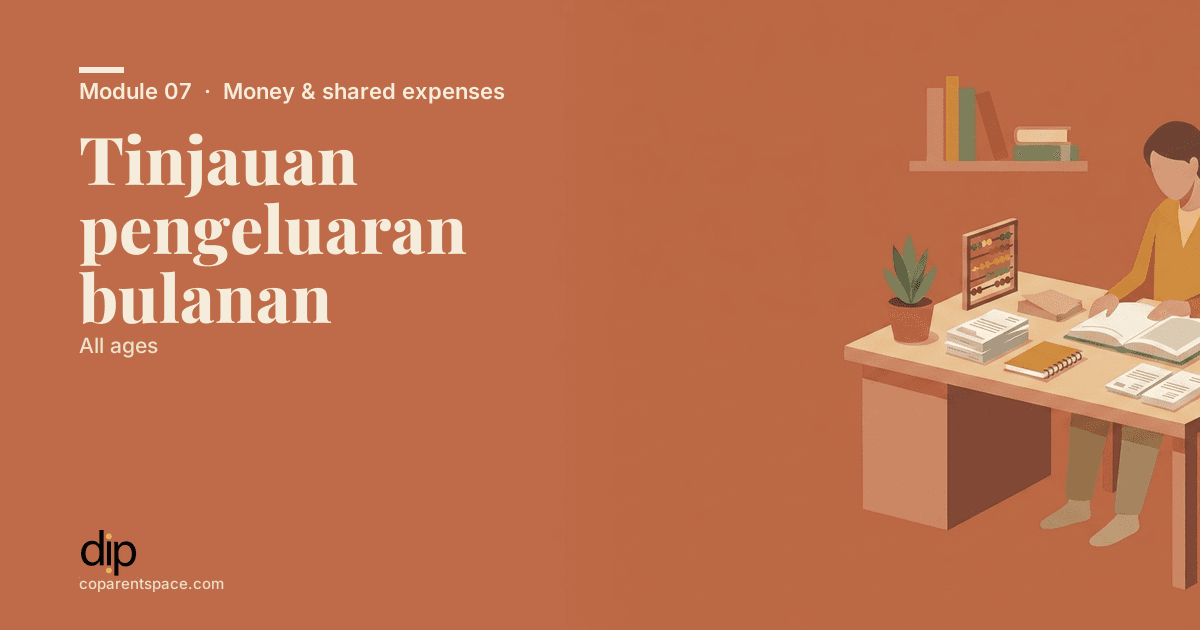Tinjauan pengeluaran bulanan