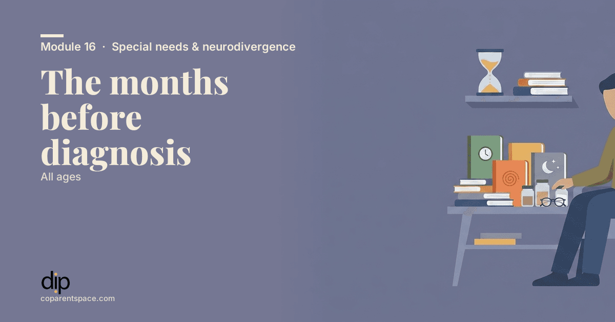 The months before diagnosis