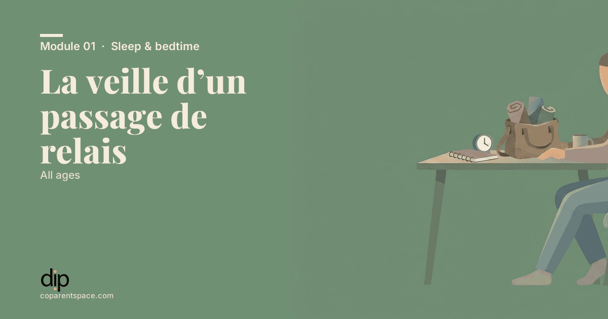 La veille d’un passage de relais