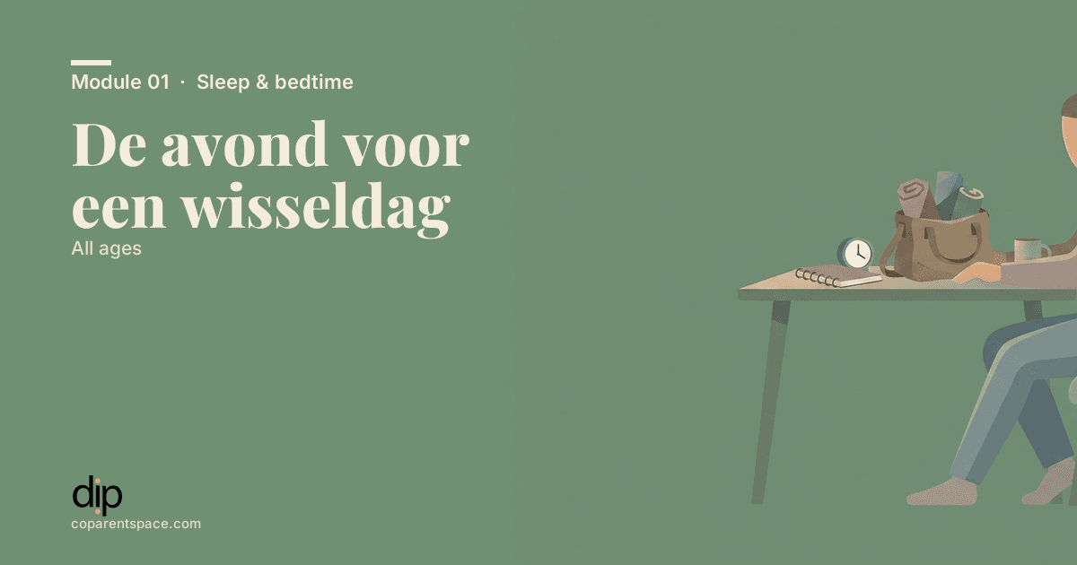 De avond voor een wisseldag