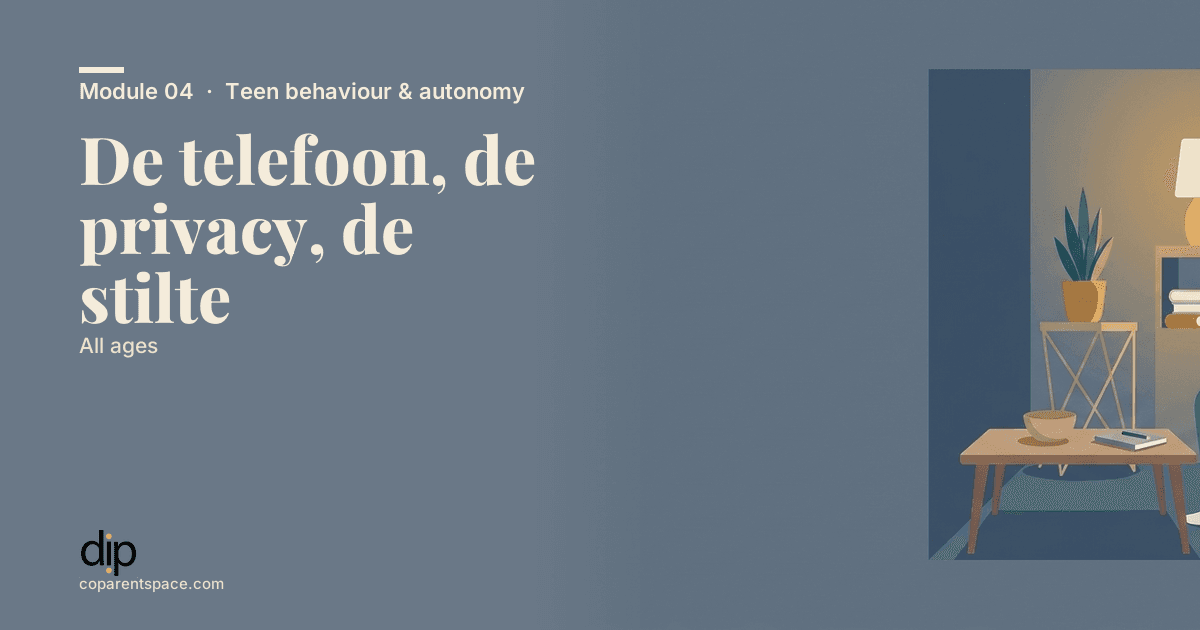 De telefoon, de privacy, de stilte