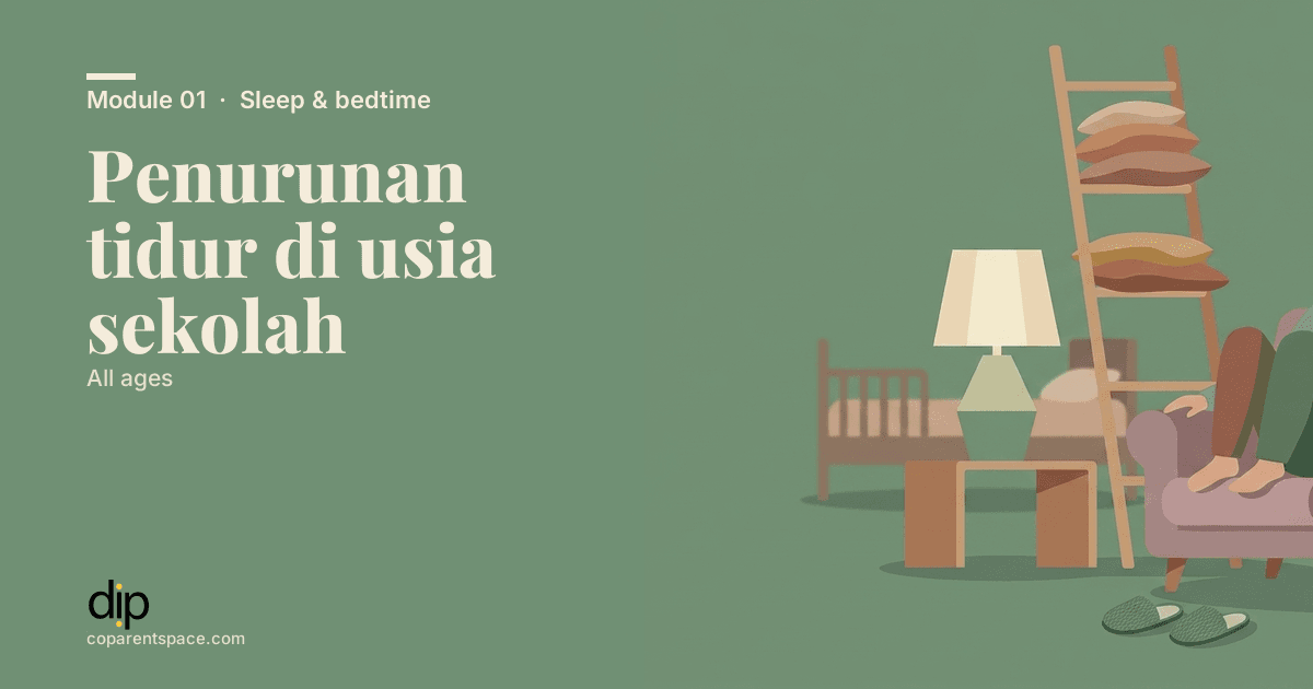 Penurunan tidur di usia sekolah