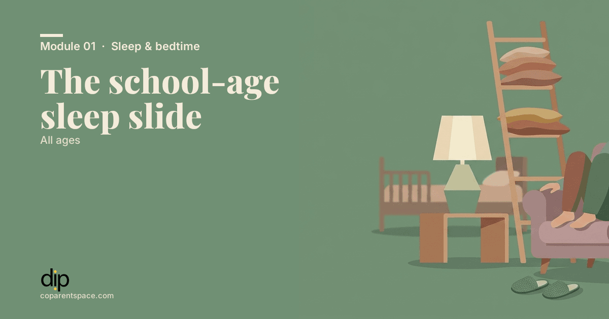 The school-age sleep slide