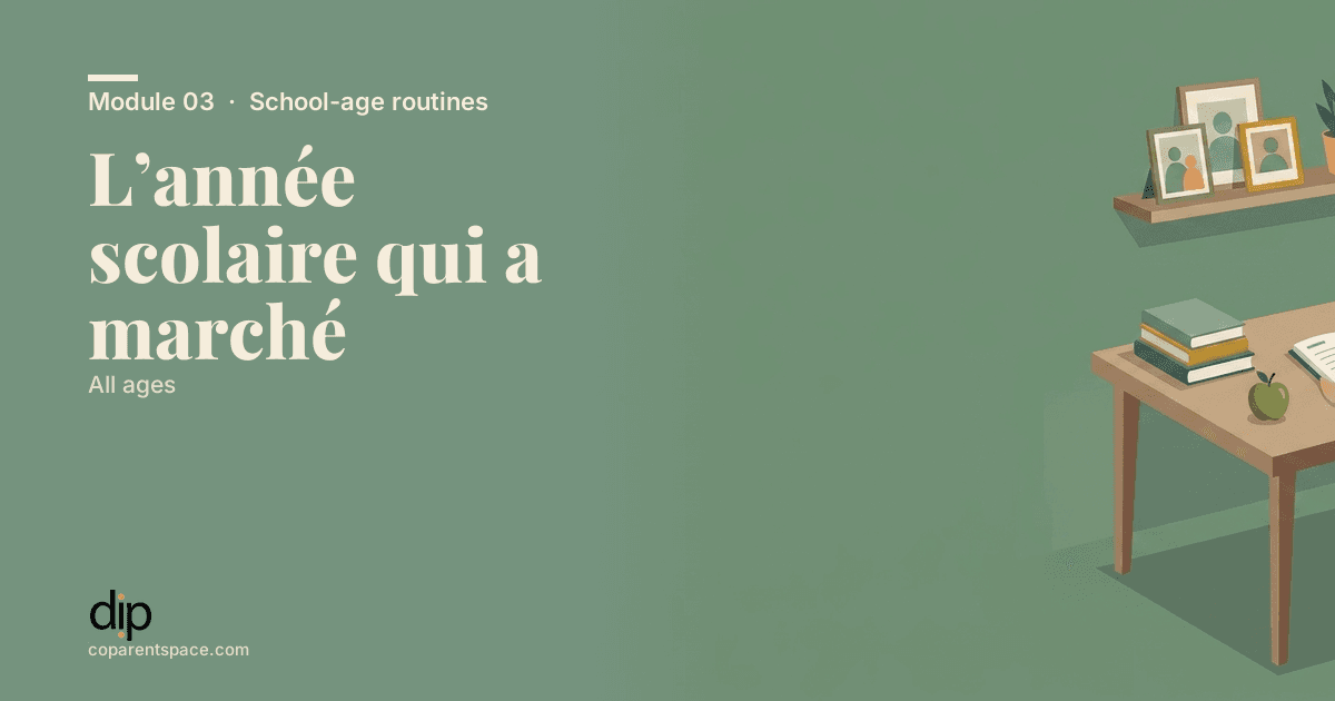 L’année scolaire qui a marché