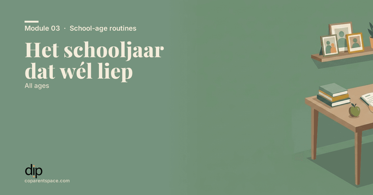 Het schooljaar dat wél liep