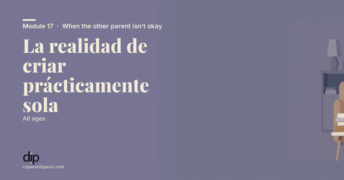 La realidad de criar prácticamente sola