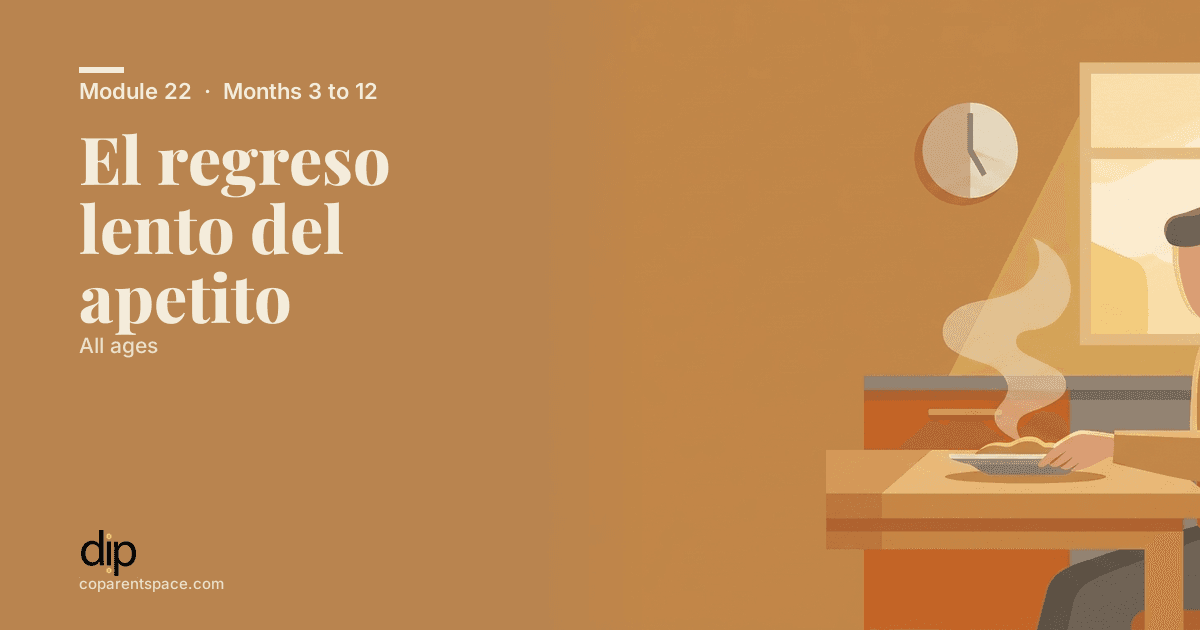 El regreso lento del apetito