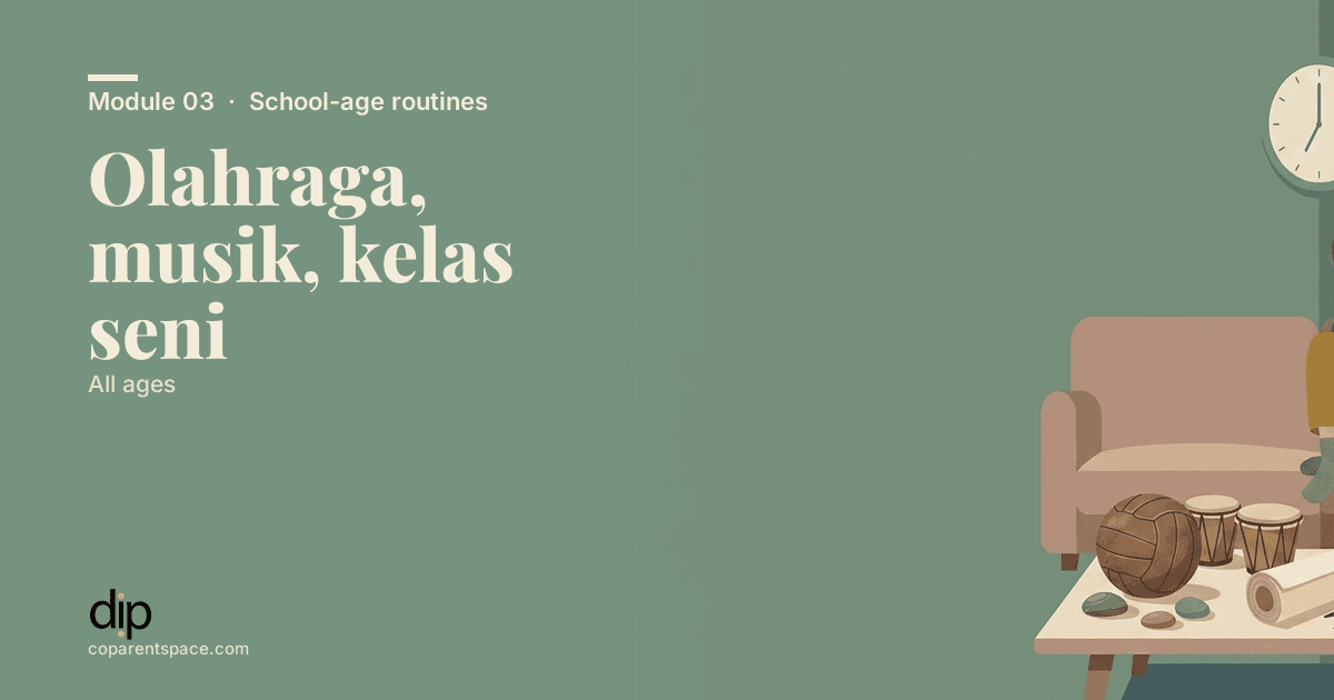 Olahraga, musik, kelas seni