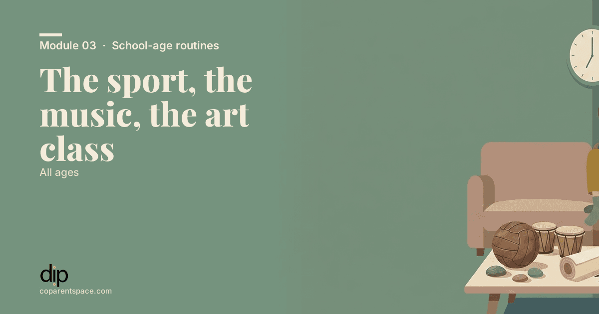 The sport, the music, the art class