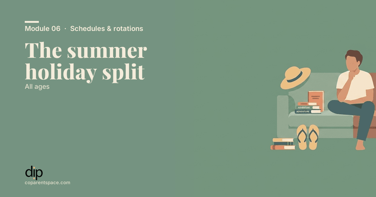 The summer holiday split