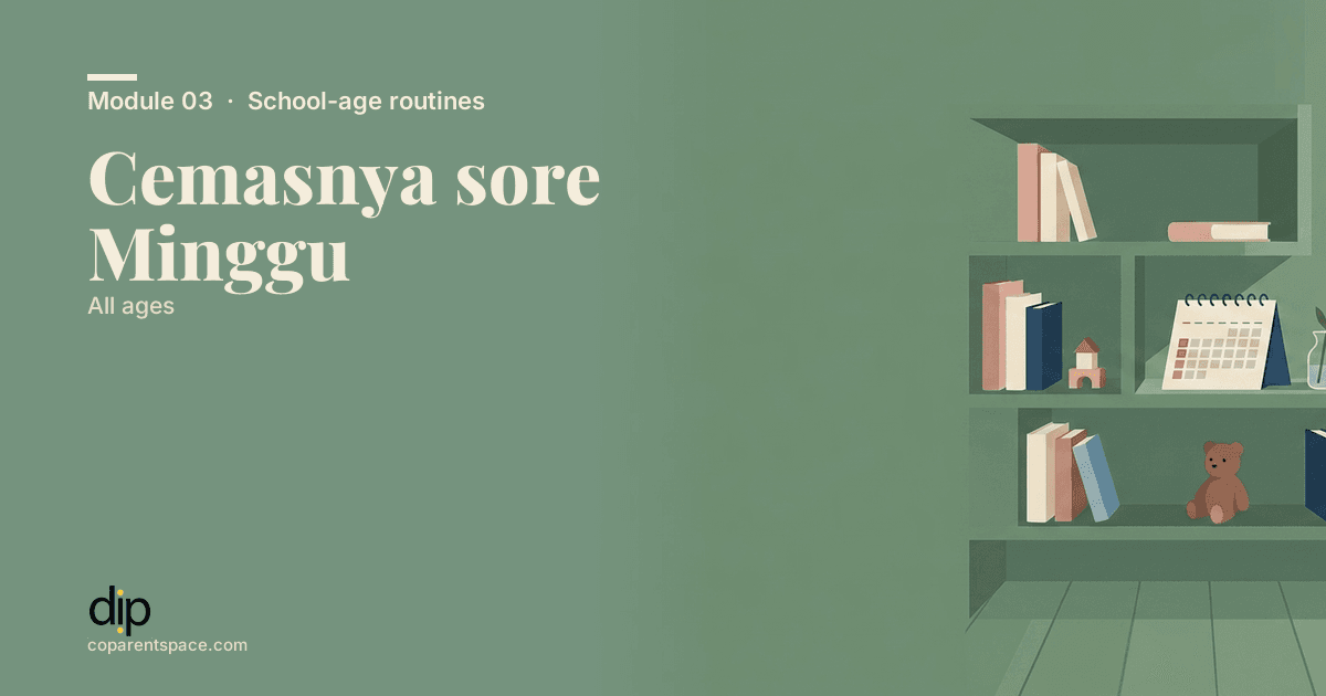 Cemasnya sore Minggu