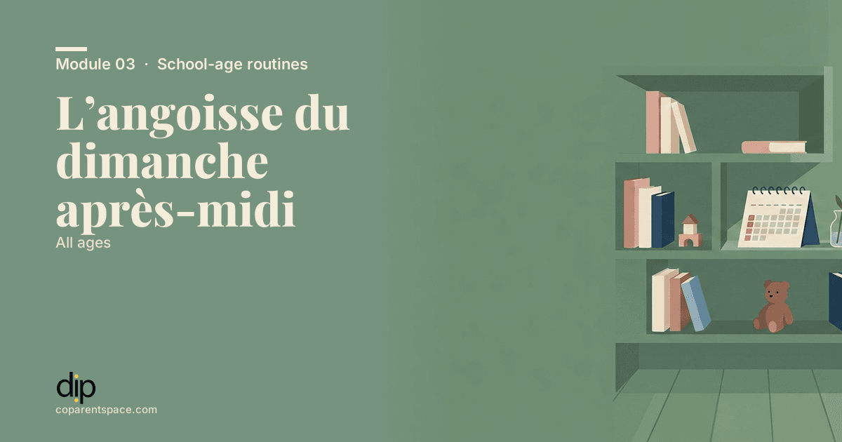 L’angoisse du dimanche après-midi