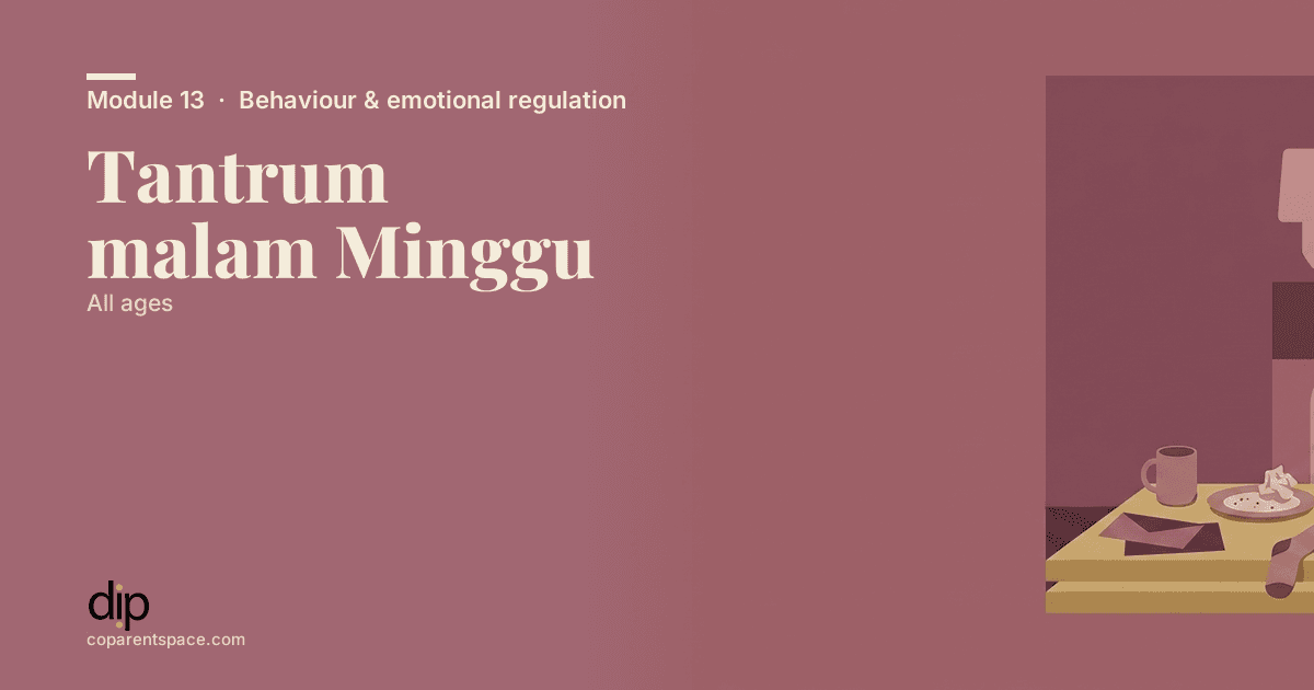 Tantrum malam Minggu