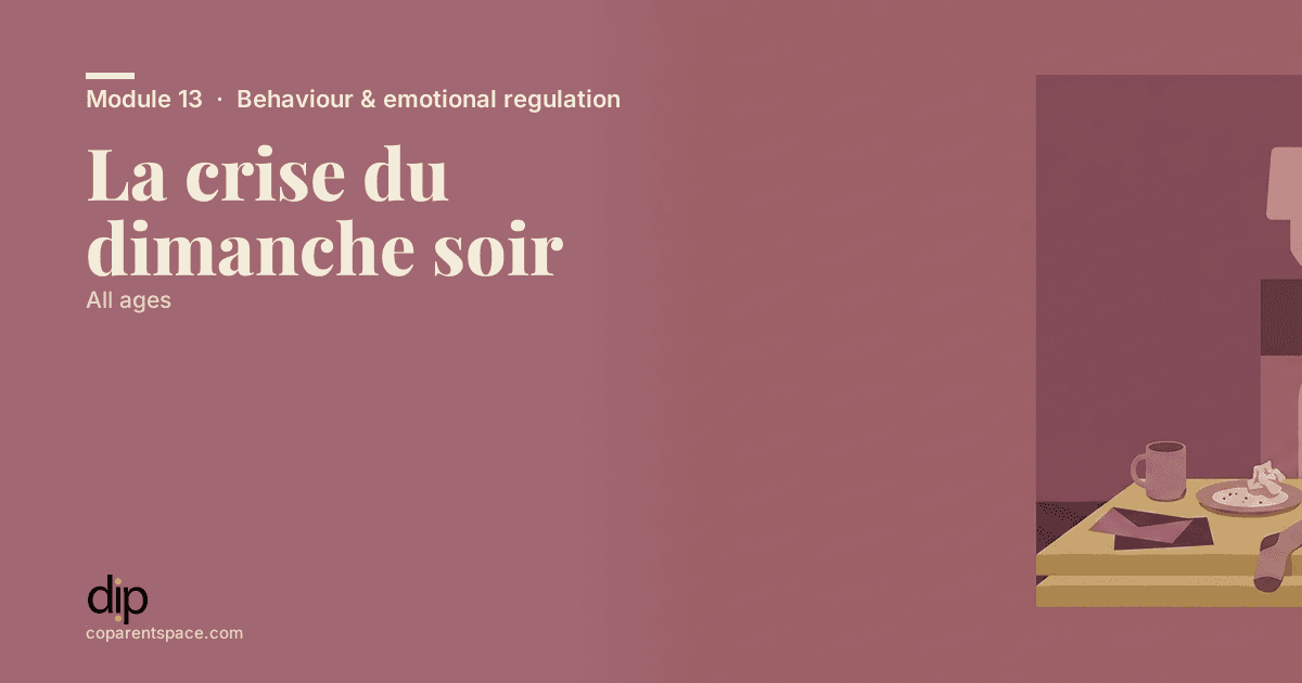 La crise du dimanche soir