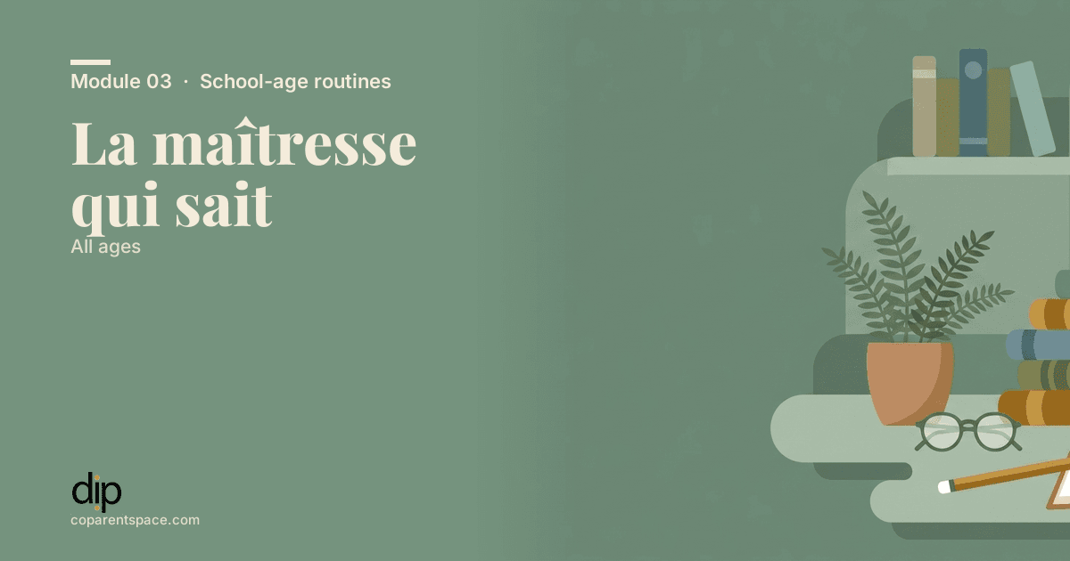 La maîtresse qui sait