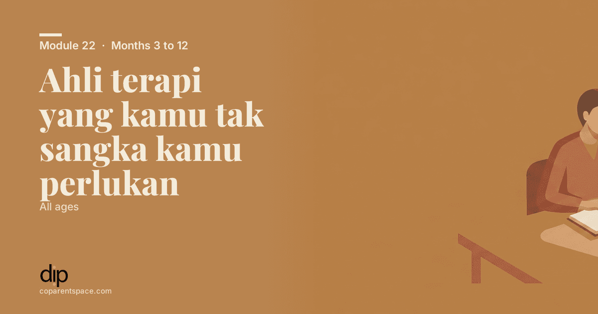 Ahli terapi yang kamu tak sangka kamu perlukan