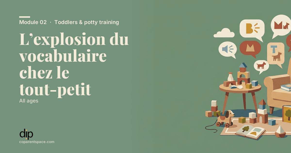 L’explosion du vocabulaire chez le tout-petit