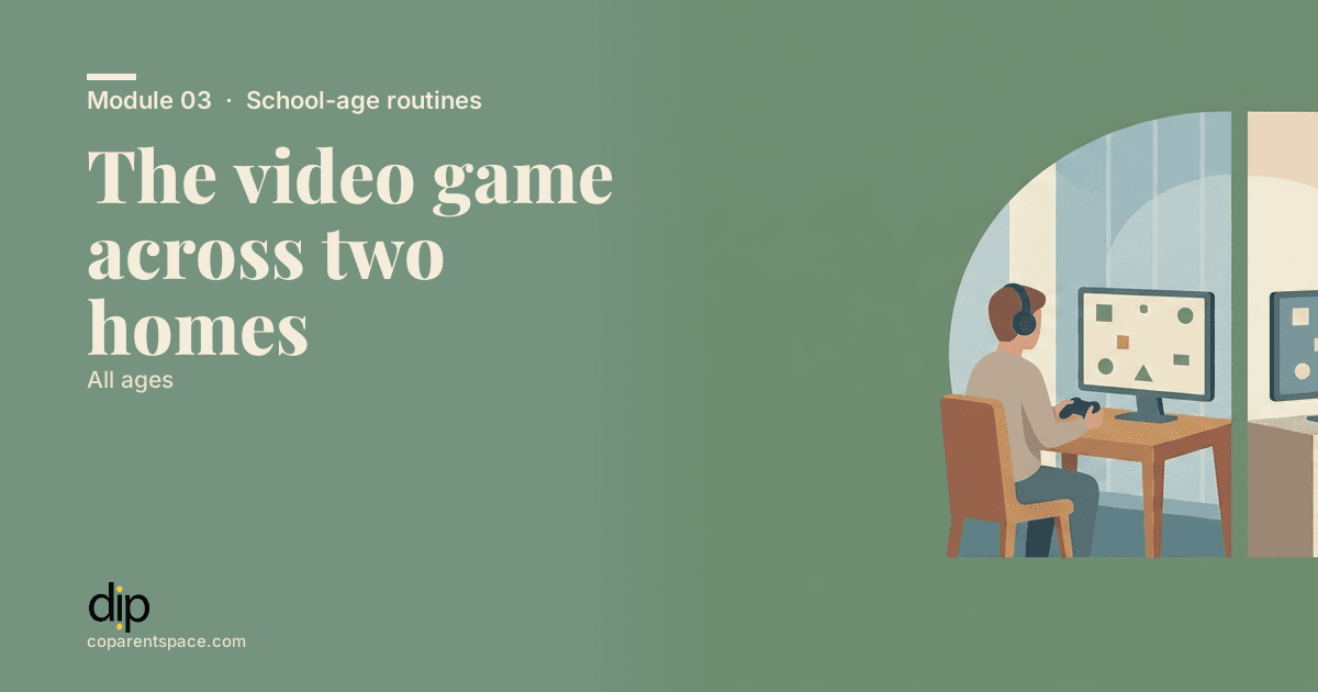 The video game across two homes