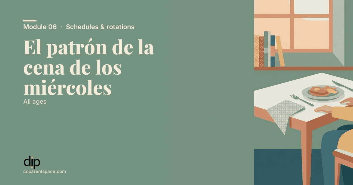 El patrón de la cena de los miércoles
