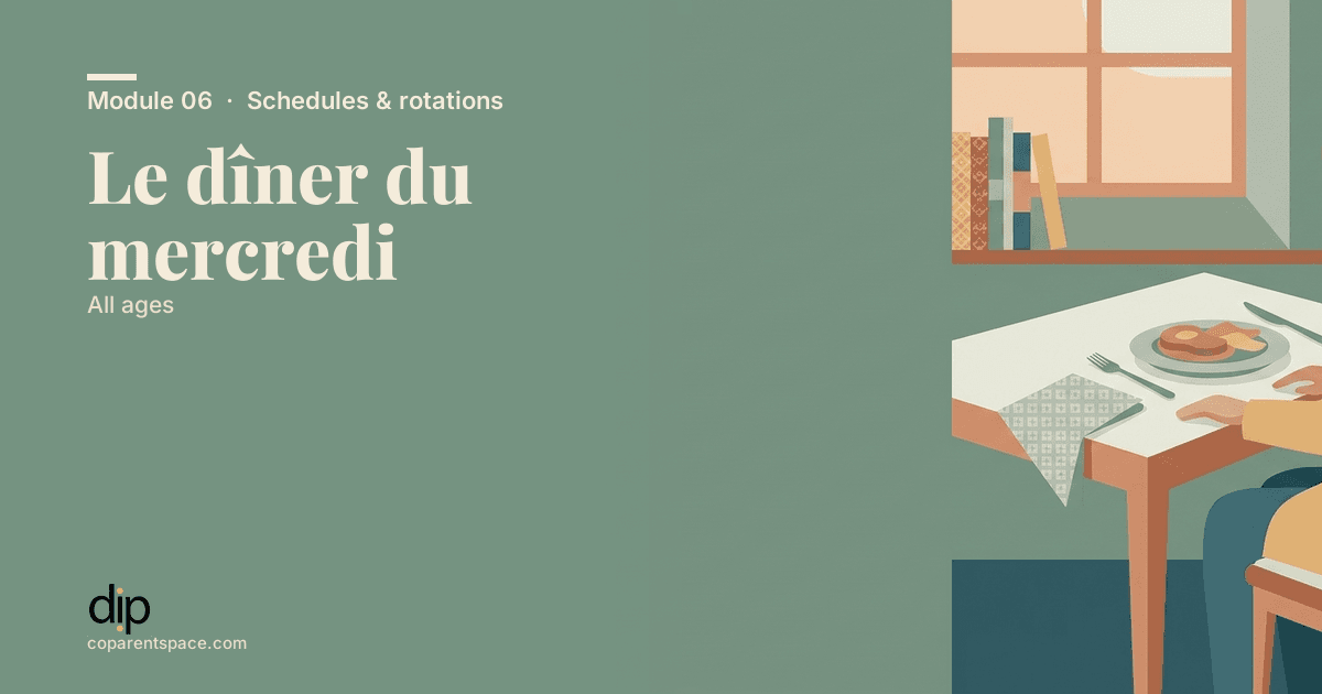 Le dîner du mercredi