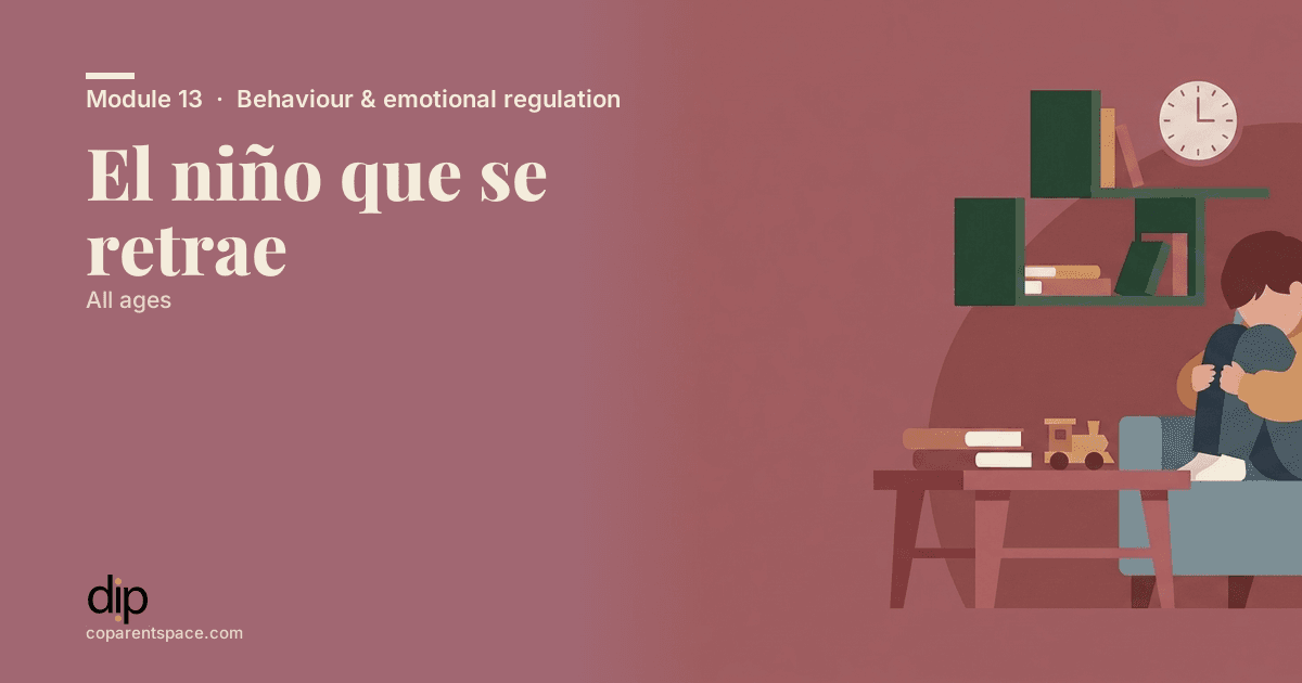 El niño que se retrae