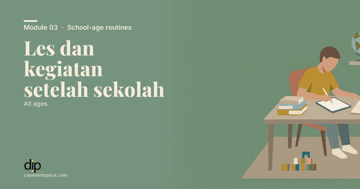 Les dan kegiatan setelah sekolah