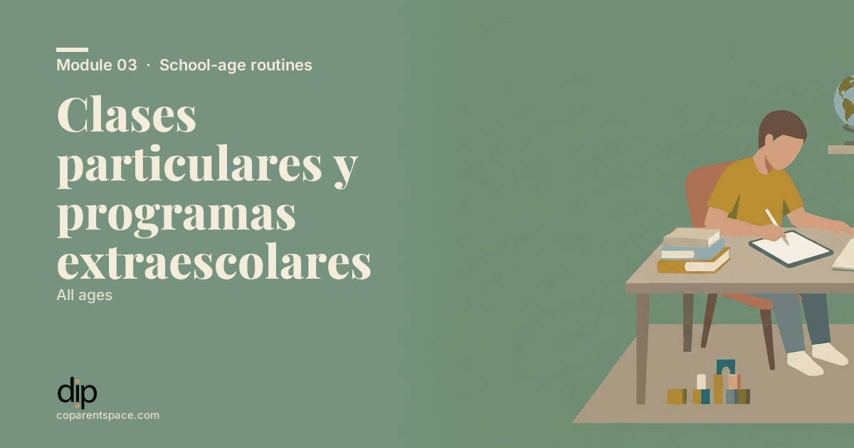 Clases particulares y programas extraescolares