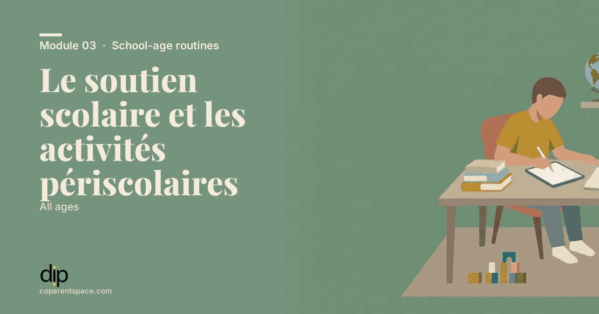 Le soutien scolaire et les activités périscolaires