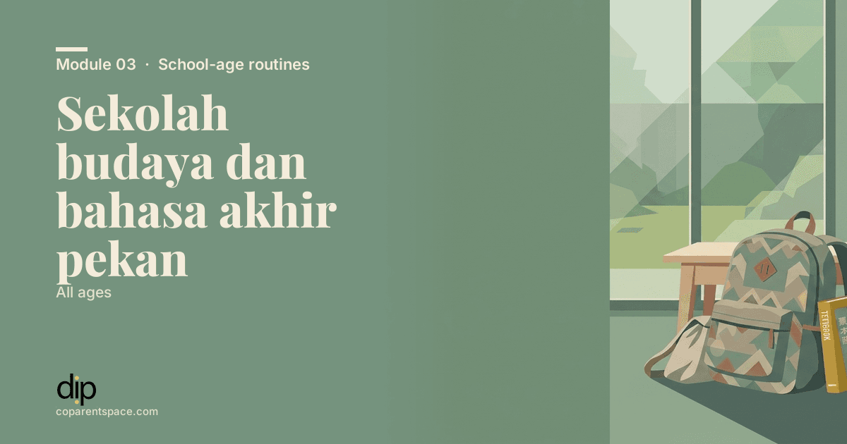 Sekolah budaya dan bahasa akhir pekan