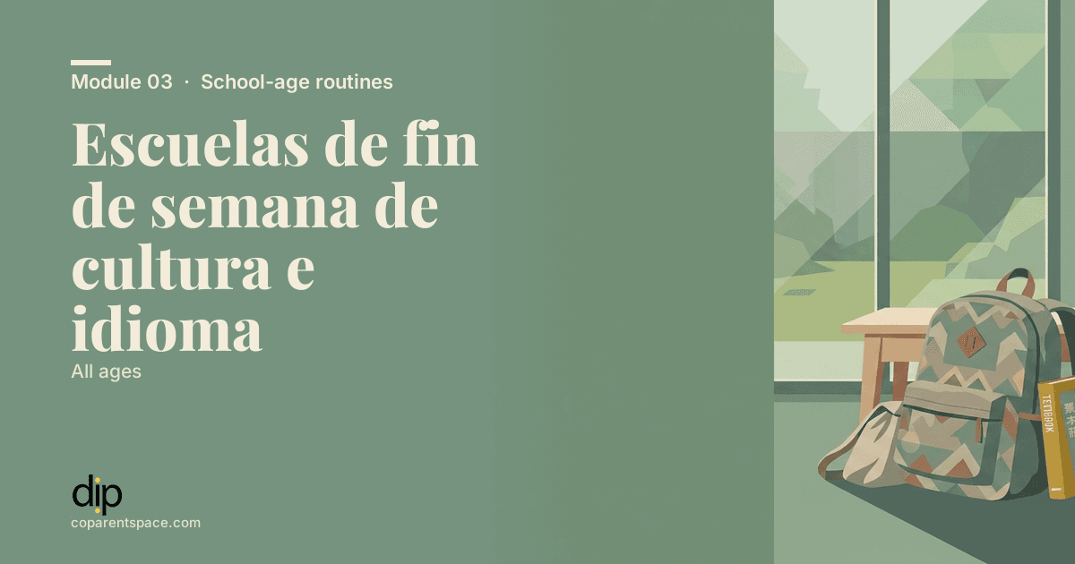 Escuelas de fin de semana de cultura e idioma
