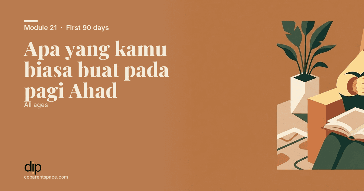Apa yang kamu biasa buat pada pagi Ahad