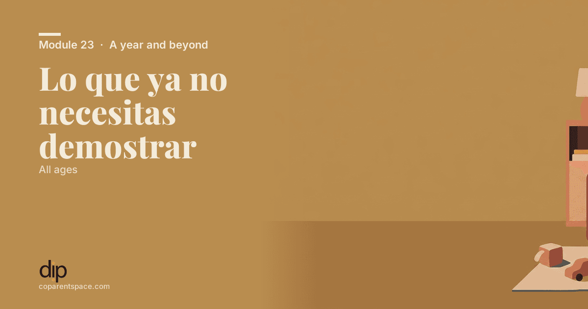 Lo que ya no necesitas demostrar