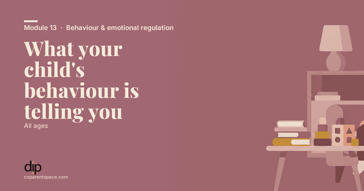 What your child's behaviour is telling you