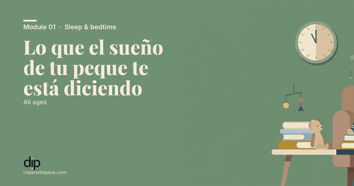 Lo que el sueño de tu peque te está diciendo