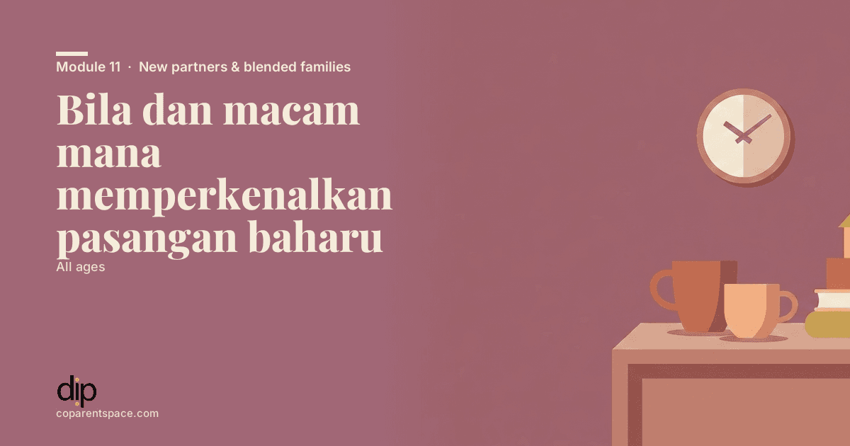 Bila dan macam mana memperkenalkan pasangan baharu