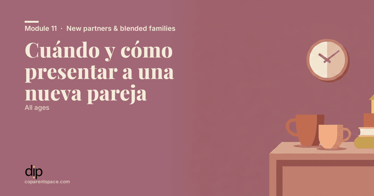Cuándo y cómo presentar a una nueva pareja