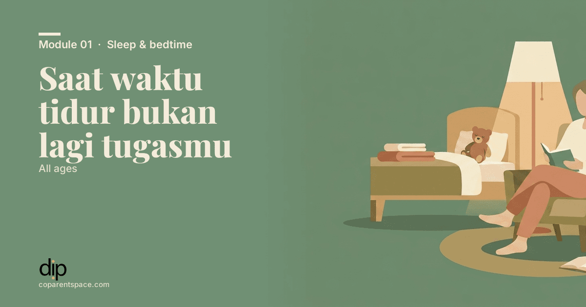Saat waktu tidur bukan lagi tugasmu