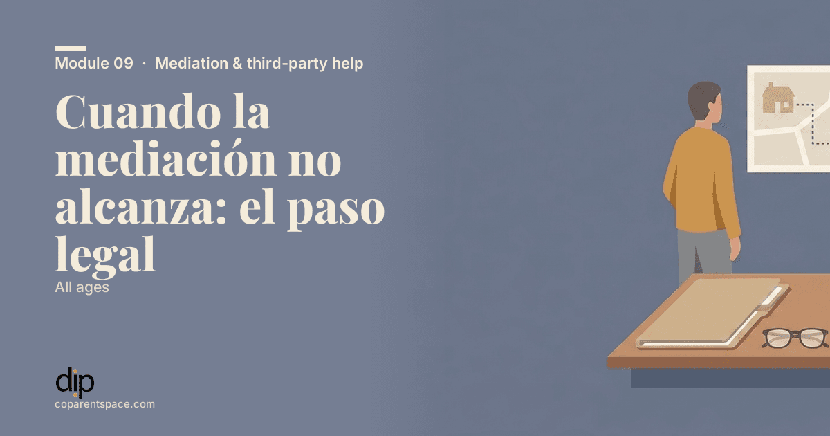 Cuando la mediación no alcanza: el paso legal