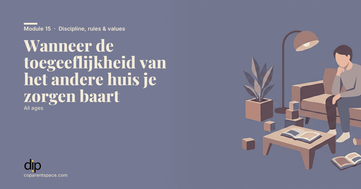 Wanneer de toegeeflijkheid van het andere huis je zorgen baart