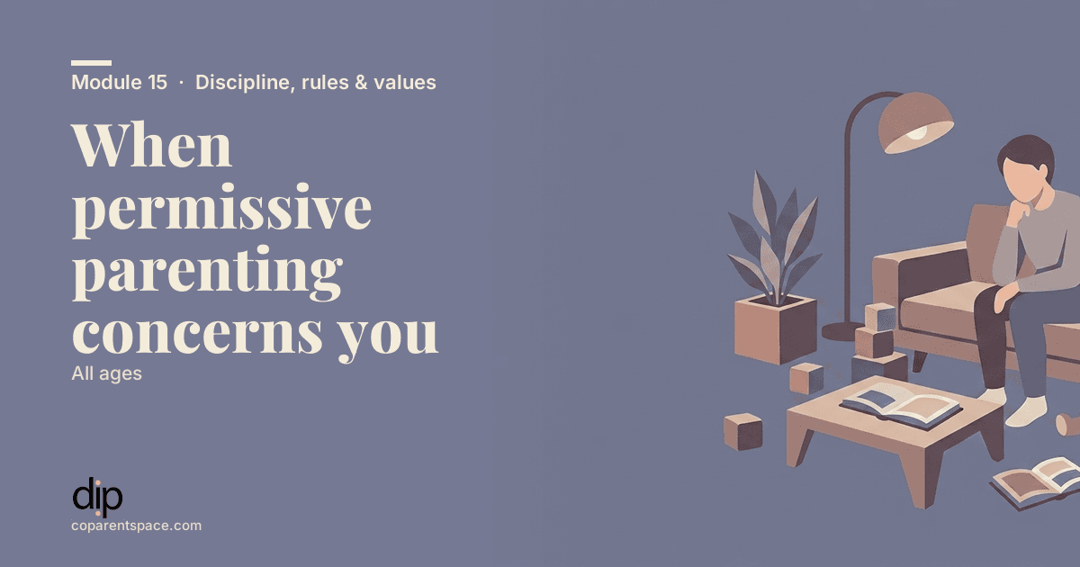When permissive parenting concerns you